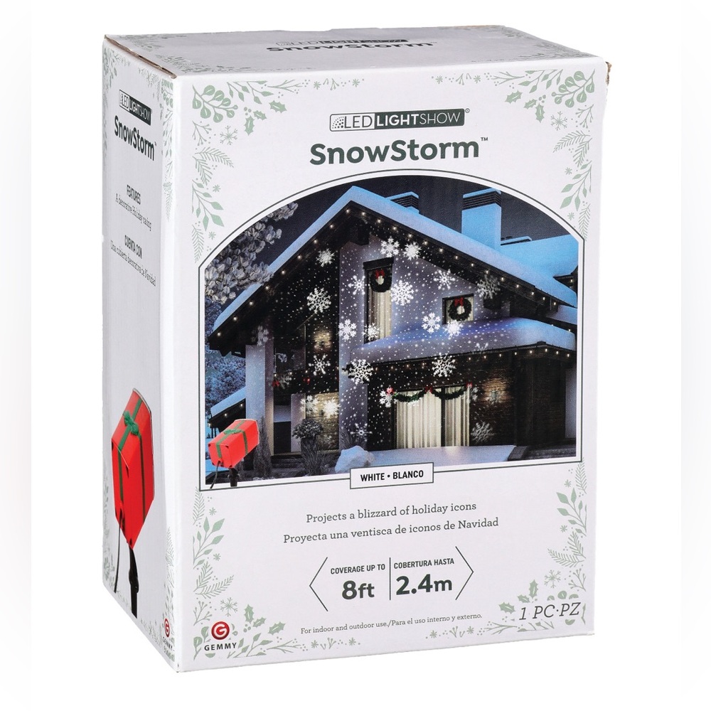 Gemmy Christmas Light Show Projector - White LED